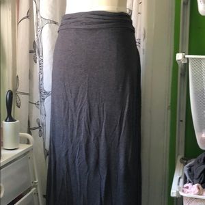 Grey Maxi Skirt